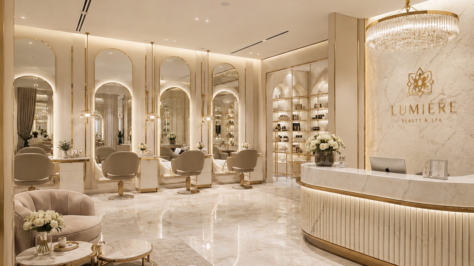 bridal atelier hinata の店内